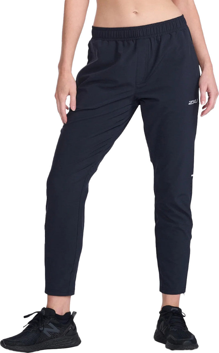 2XU Aero Woven Jogger, Damen, Black/Silver Reflective