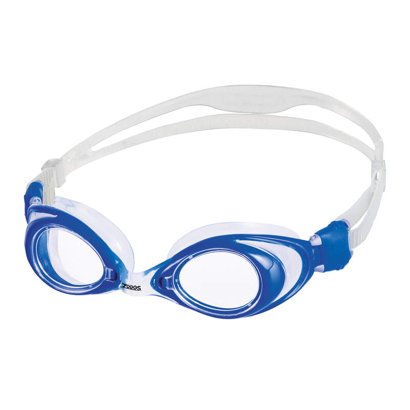 Zoggs Vision Neutral, Optische-Schwimmbrille, Clear/Blue/Clear