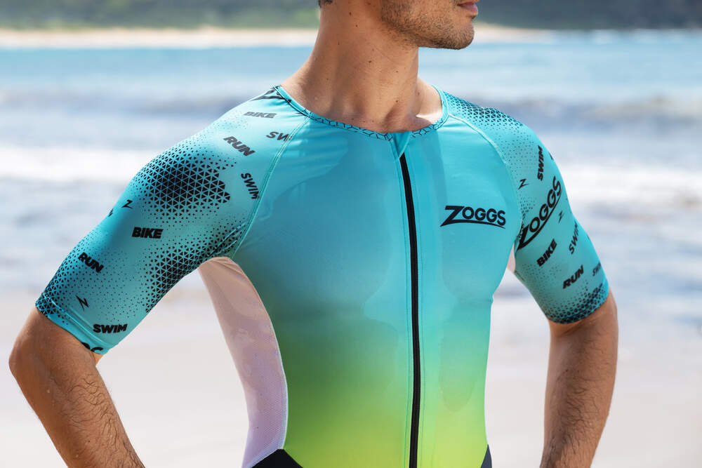 Tragebild Detailansciht Oberköper nach Wasserkontakt