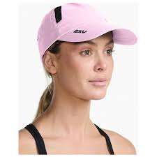 2XU Run Cap, Unisex, pastel pink/white