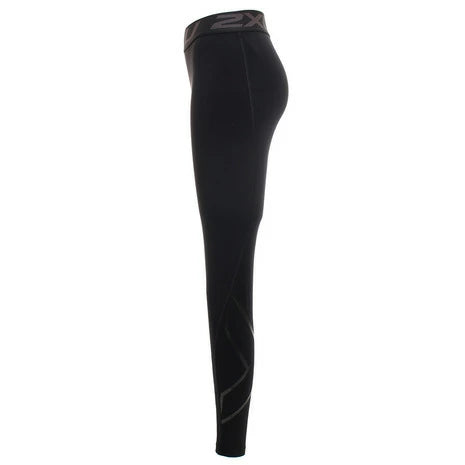 2XU Thermal Compression Tights, Damen, Laufhose, Black/Nero