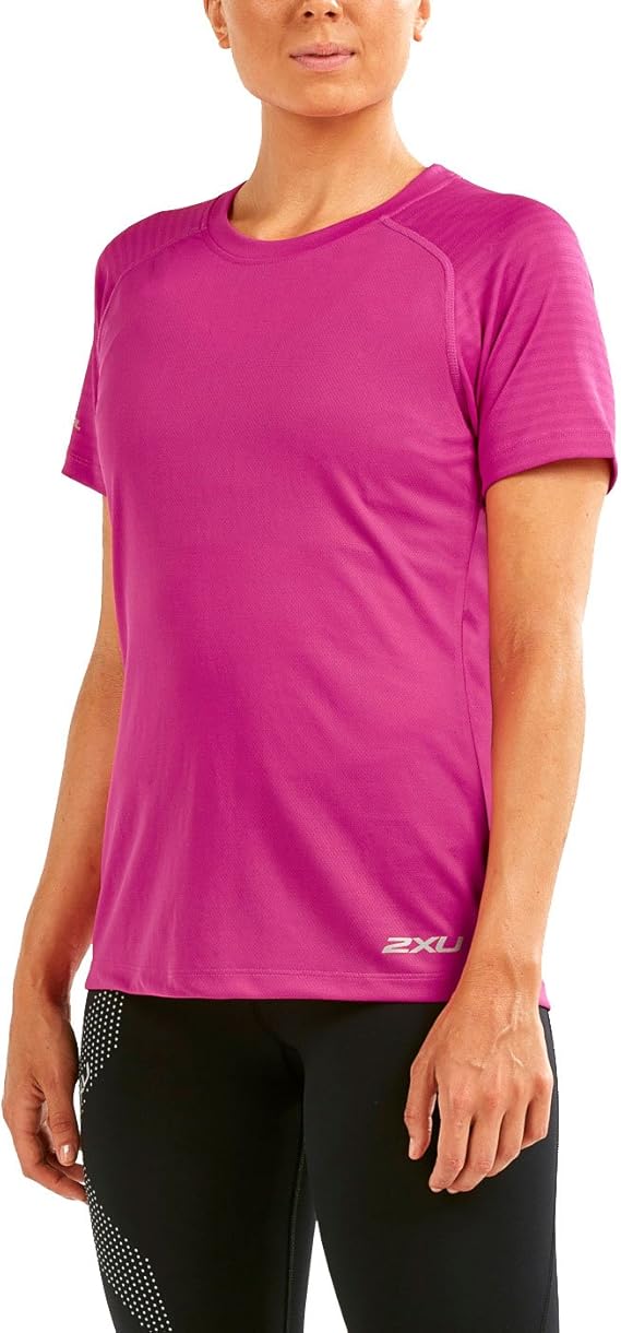 2XU X-Vent Short Sleeved Tee, Damen, Pink