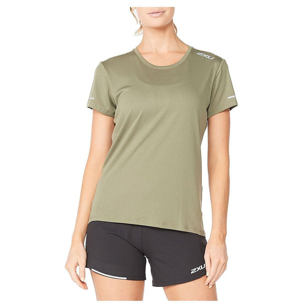 2XU Aero Tee, Laufshirt, Damen, Alpine/Silver Reflective