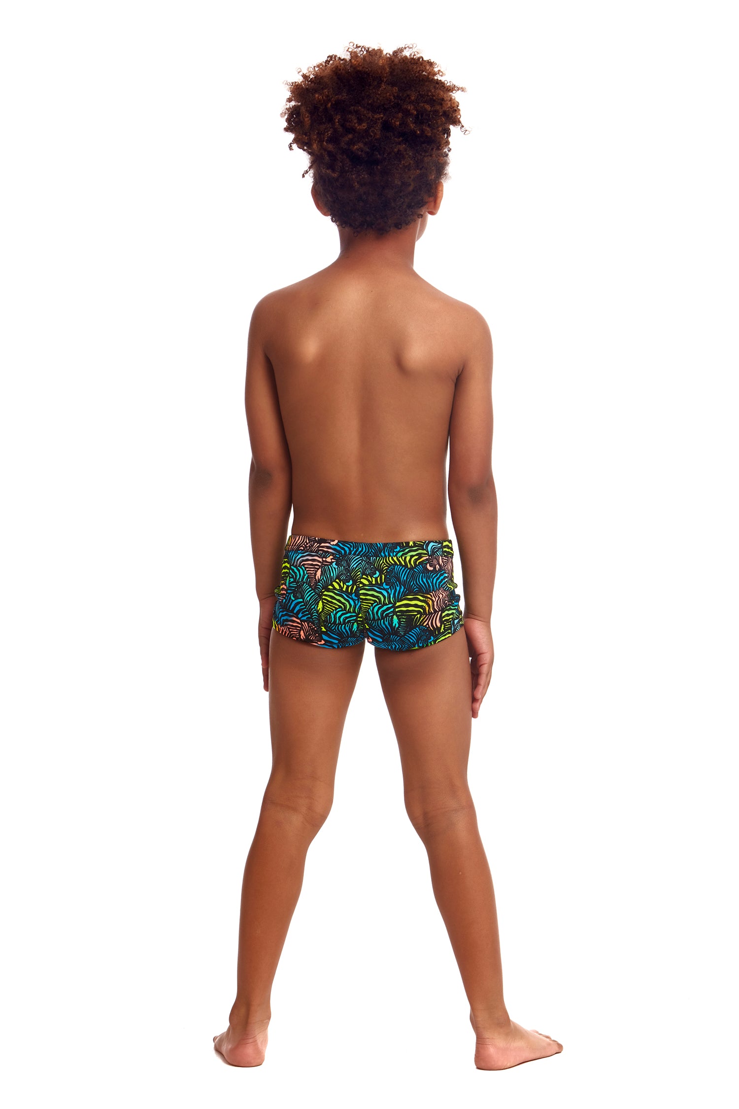 Way Funky, Funky Trunks, Toddler Boys Eco Square Trunks Colour Run, Badehose, Kinder