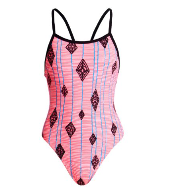 Way Funky Funkita, Single Strap One Piece Flying High, Badeanzug, Kinder