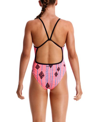 Way Funky Funkita, Single Strap One Piece Flying High, Badeanzug, Kinder