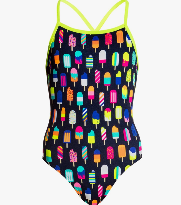 Way Funky Funkita, Diamond Back One Piece Frosty Fruits, Badeanzug, Kinder