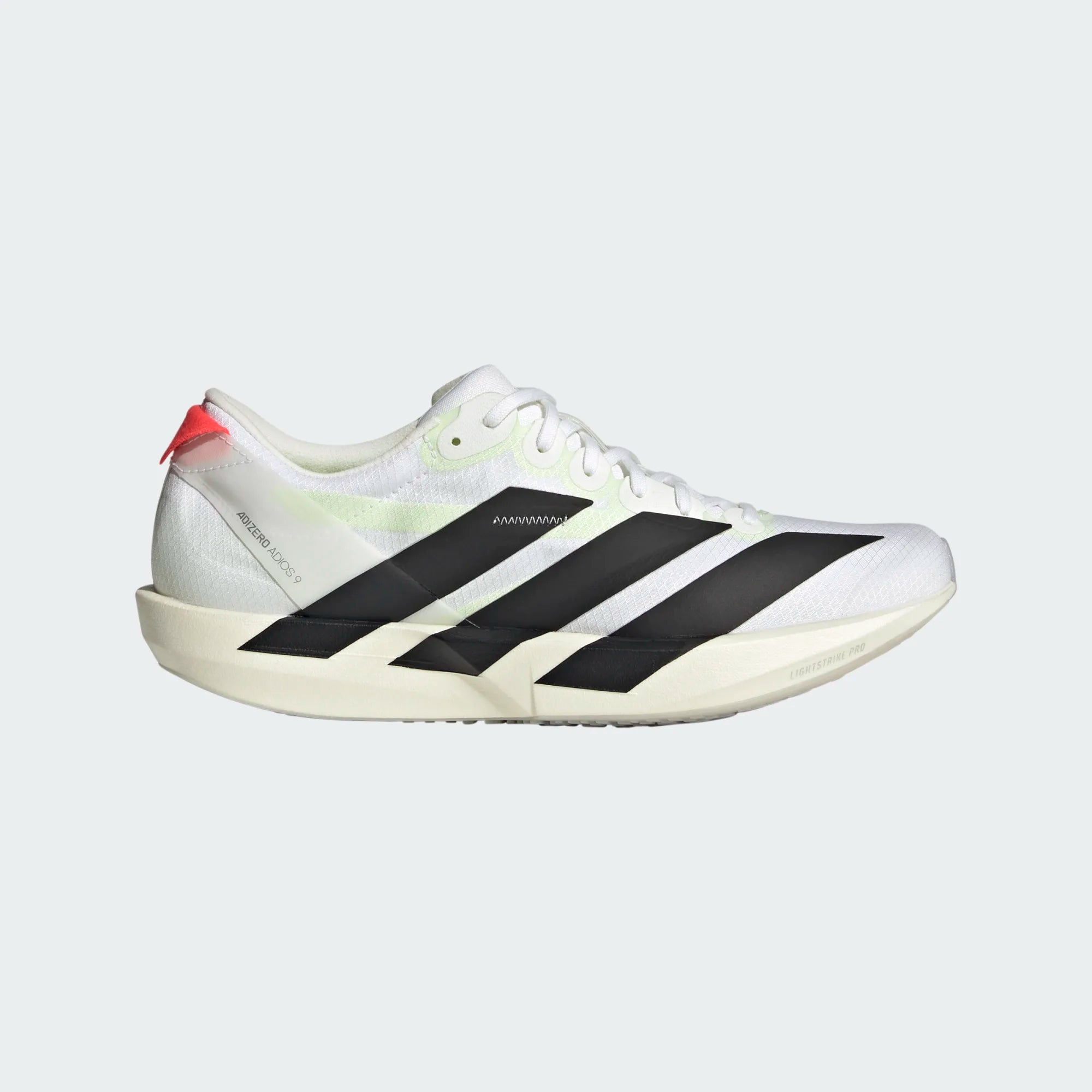 Adidas ADIZERO ADIOS 9, Laufschuh, Damen, Cloud White/Core Black/Lucid Red