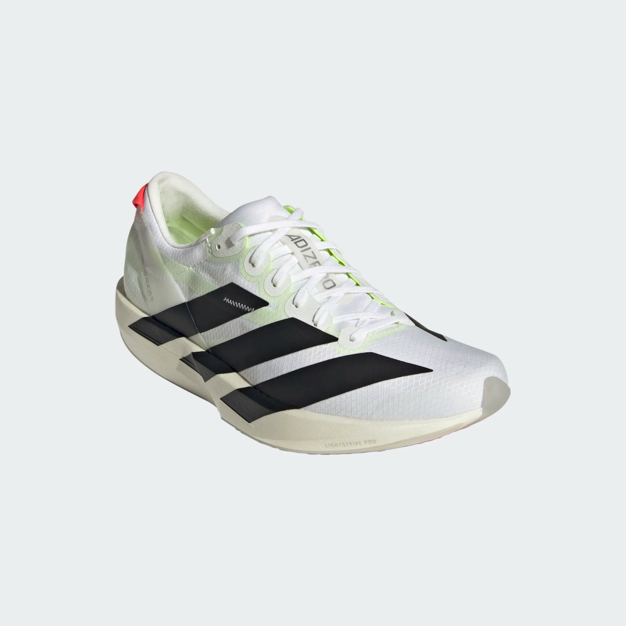 Adidas ADIZERO ADIOS 9, Laufschuh, Damen, Cloud White/Core Black/Lucid Red