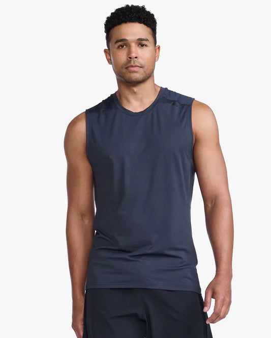 2XU Motion Tank, Herren, India Ink/Black