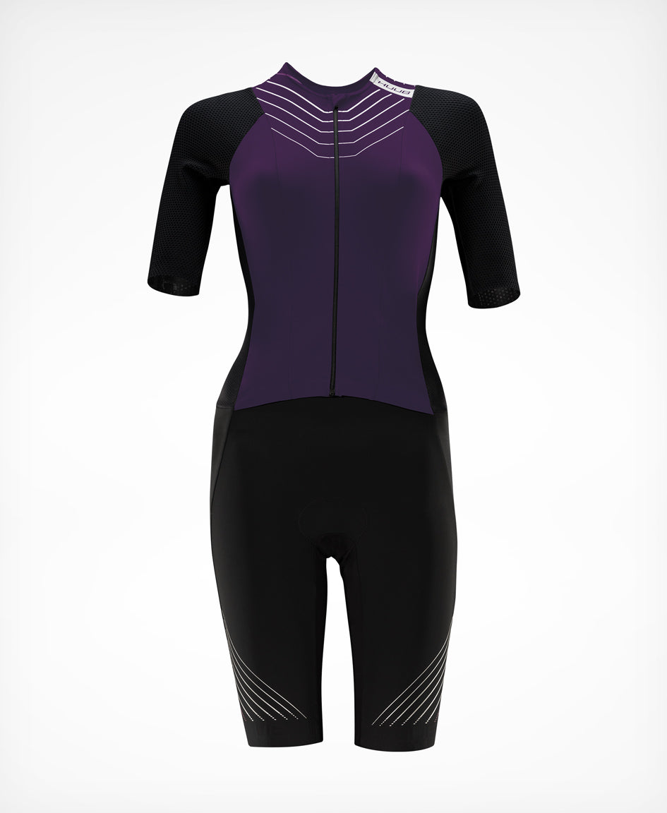 Huub Pinnacle TriSuit, Damen, Black/Grape