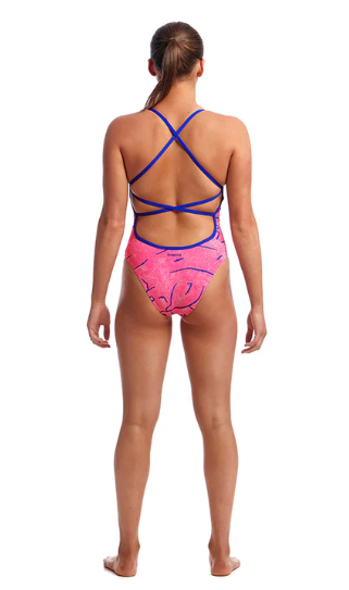 Way Funky Funkita, Eco Single Strap One Piece Rock Salt, Badeanzug, Kinder