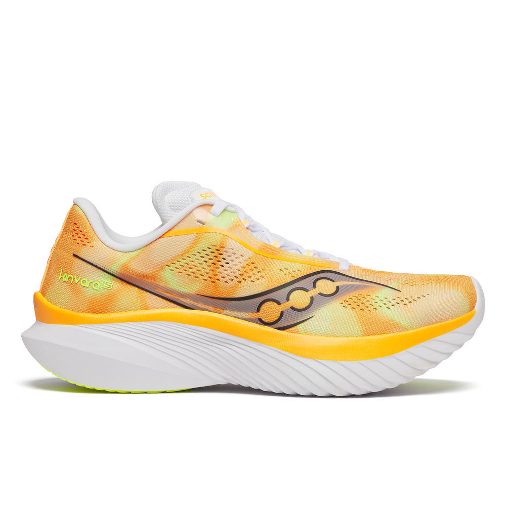 Saucony Kinvara 15, Laufschuh, Damen, Peel/White Orange Clair