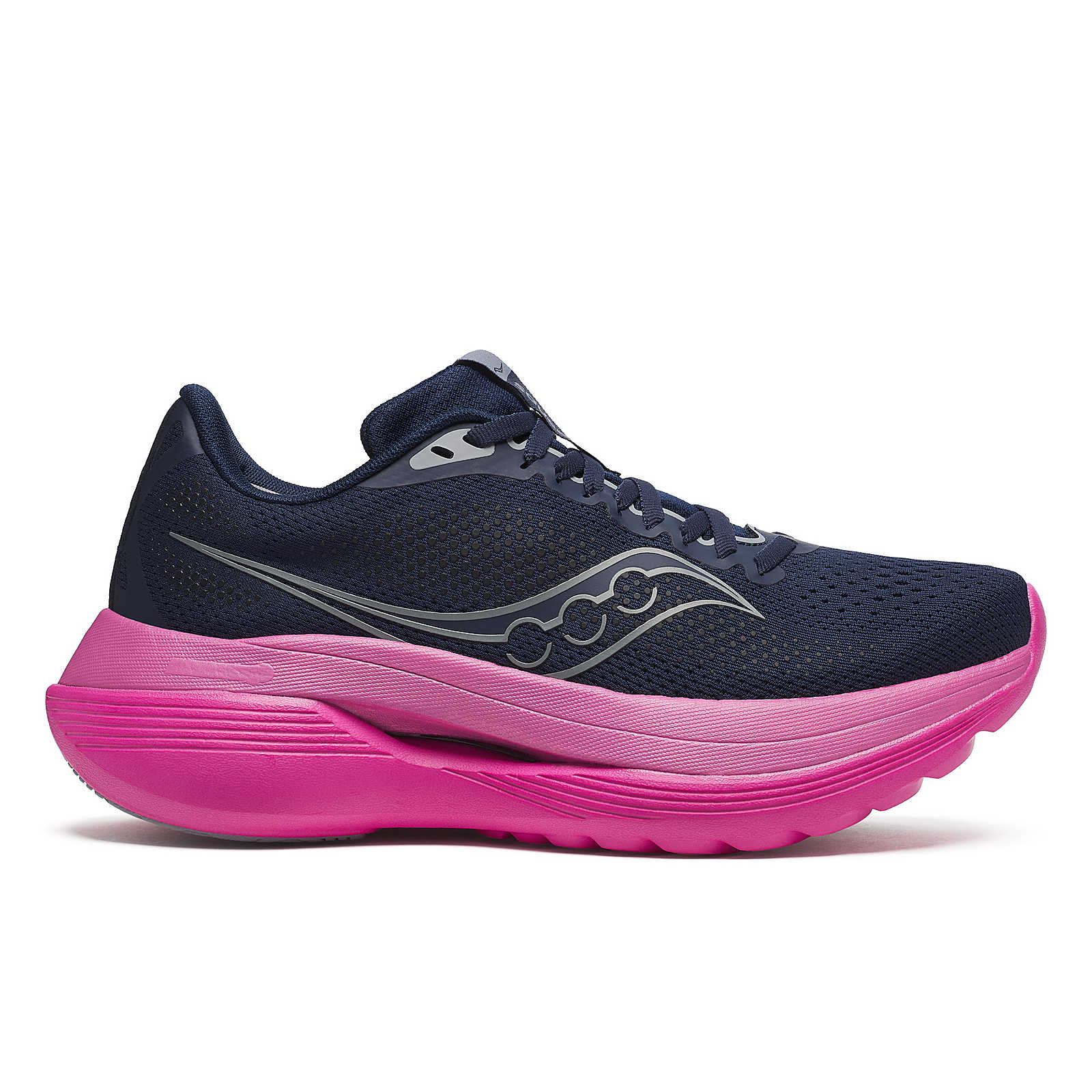 Saucony Endorphin Trainer, Laufschuh, Damen, Navy/Fuchsia