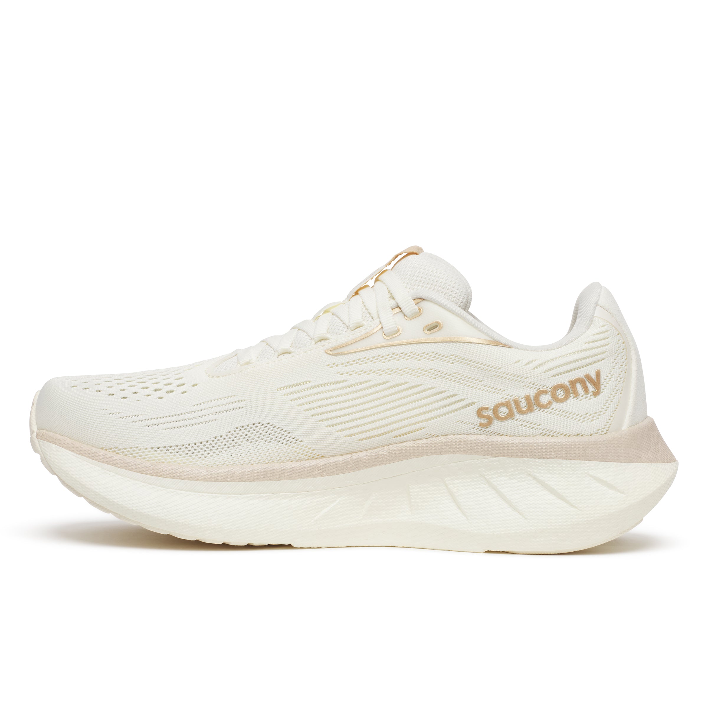 Saucony Ride 18, Damen, VANILLA