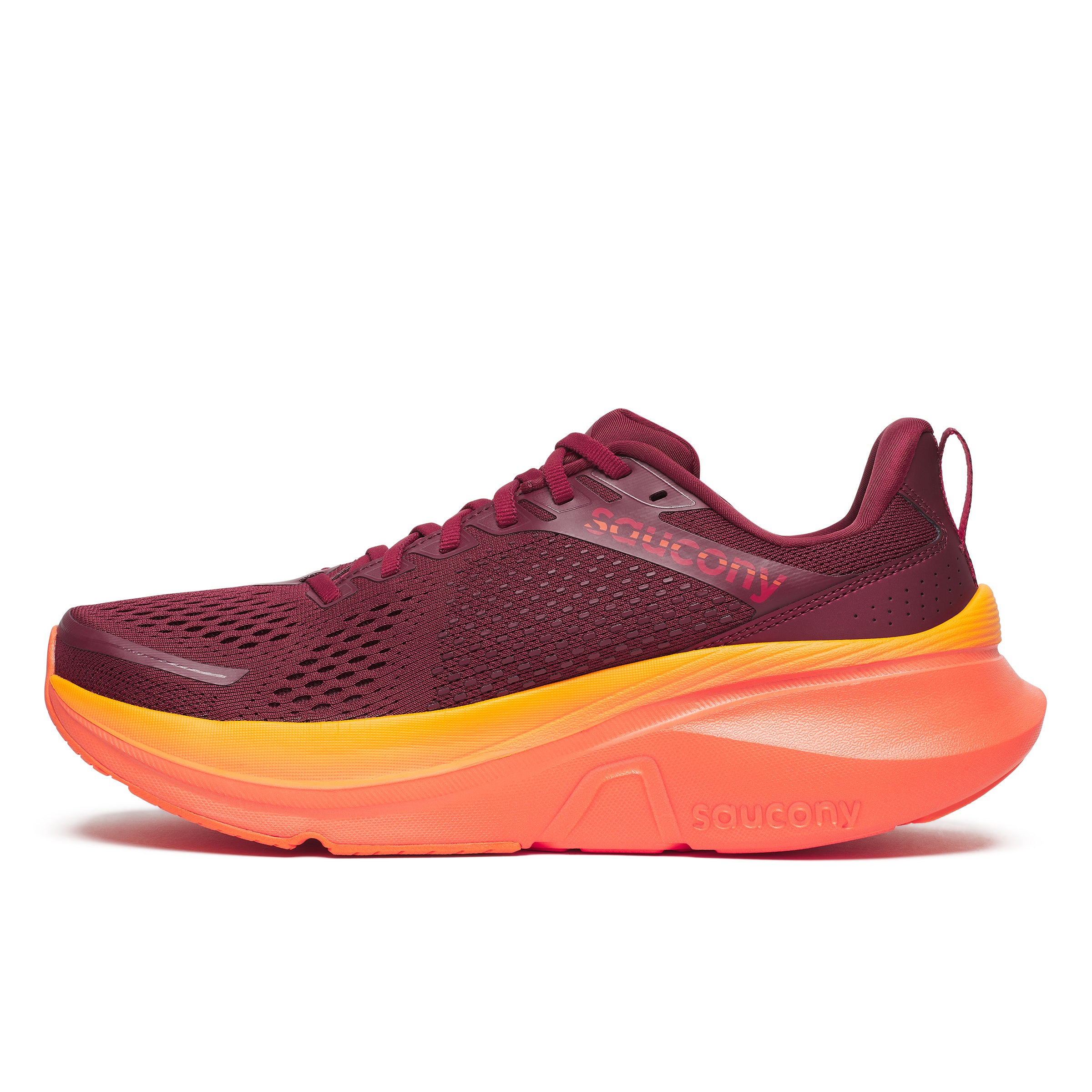 Saucony Guide 17, Laufschuhe, Damen, Currant/Cayenne