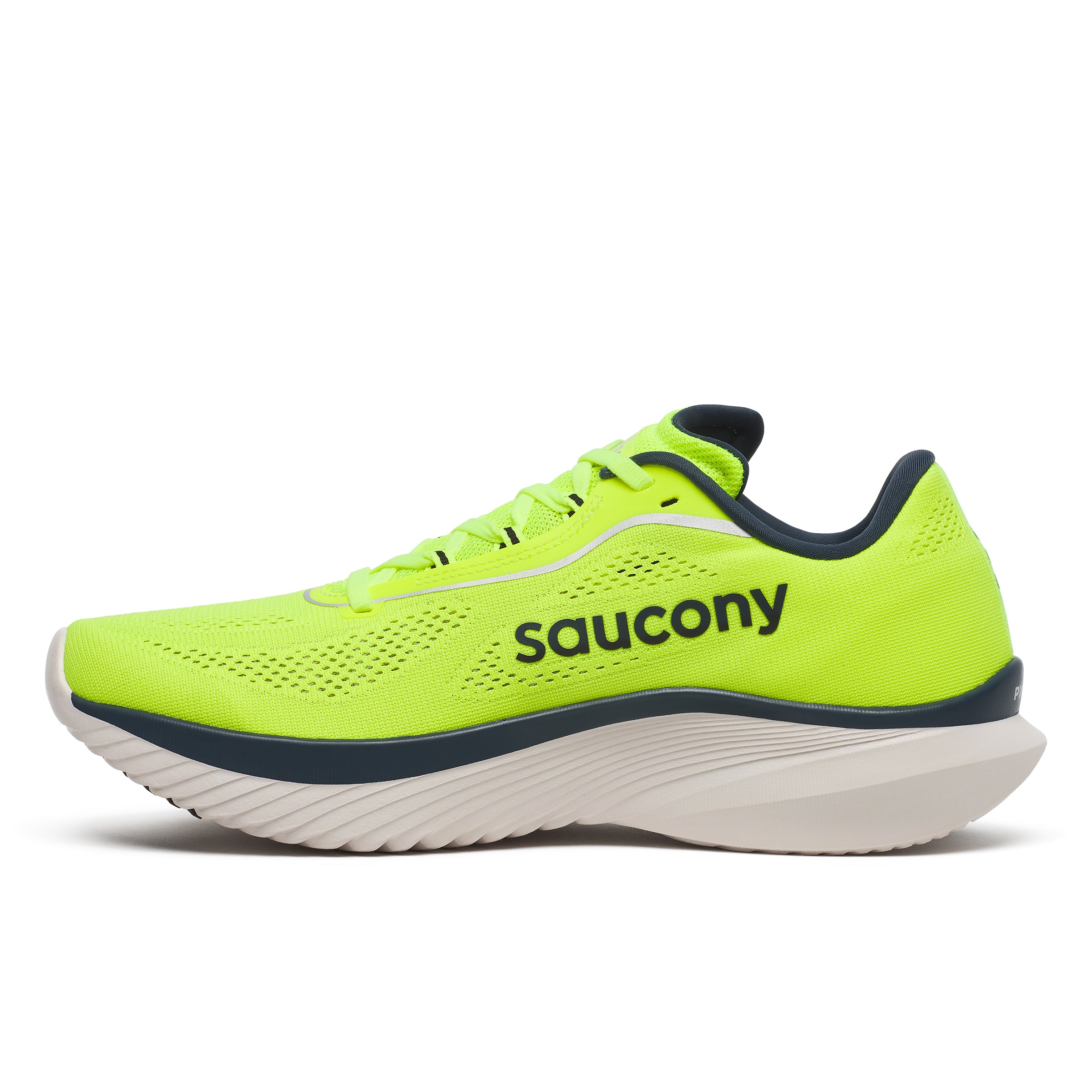 Saucony Kinvara 15, Laufschuhe, Herren, Citron/Navy