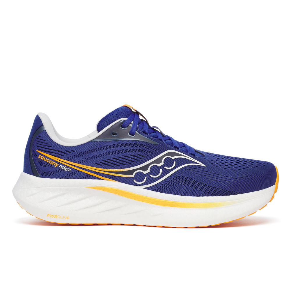 Saucony Ride 18, Herren, Azurite/Peel