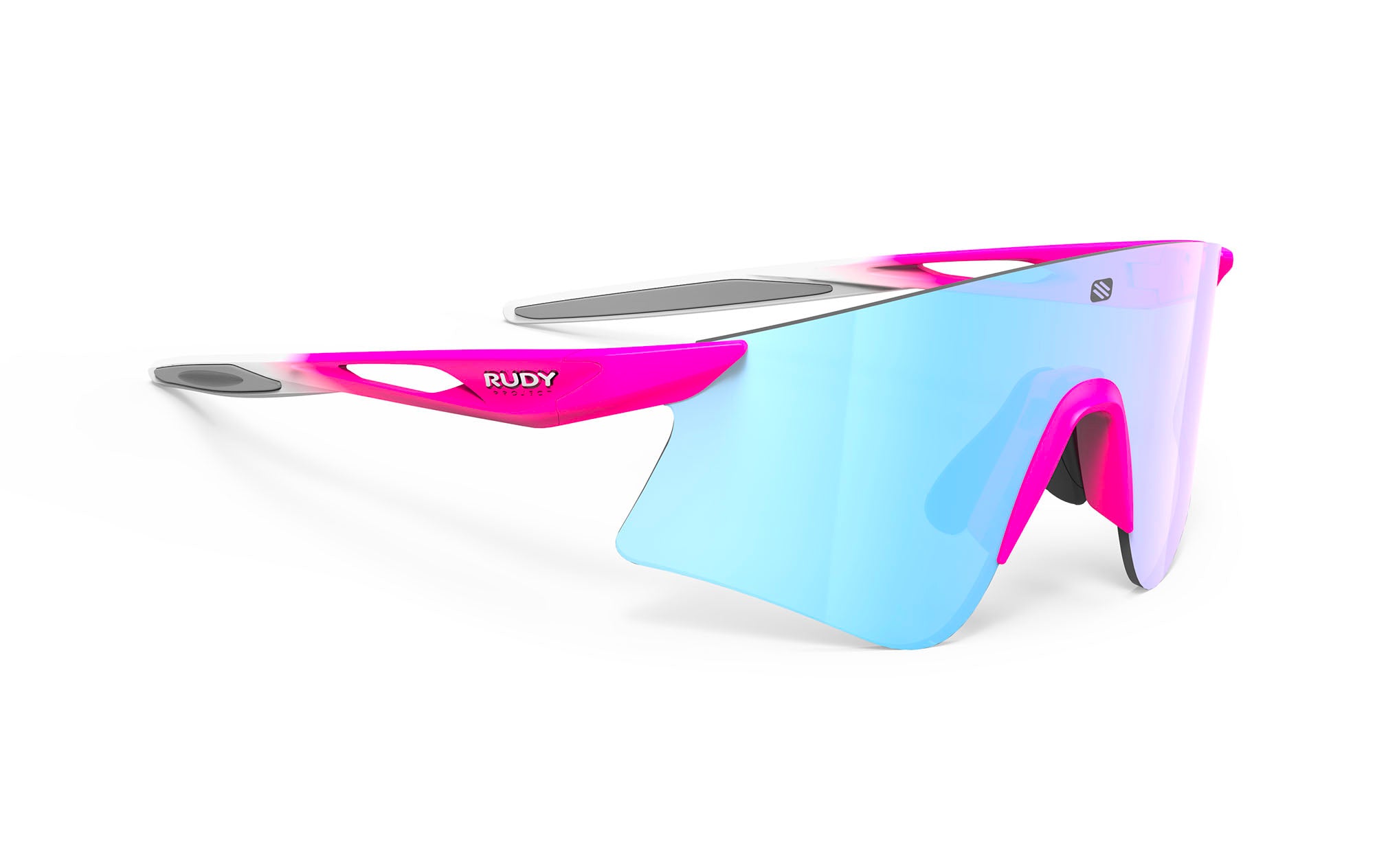 RUDY Project Astral, Multilaser Ice Pink Fluo/White Matte, Radbrille, Sportbrille