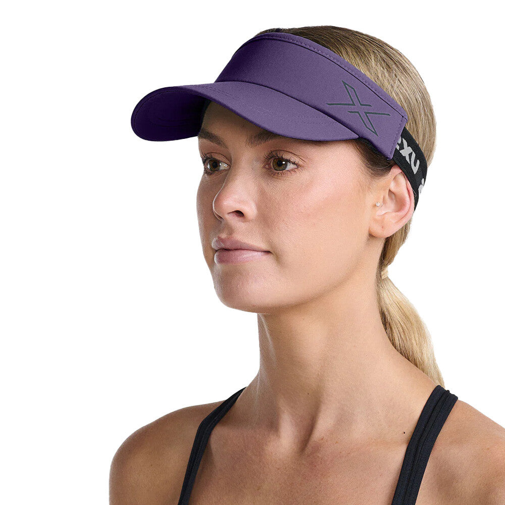 2XU Performance Visor, Unisex, acai/black