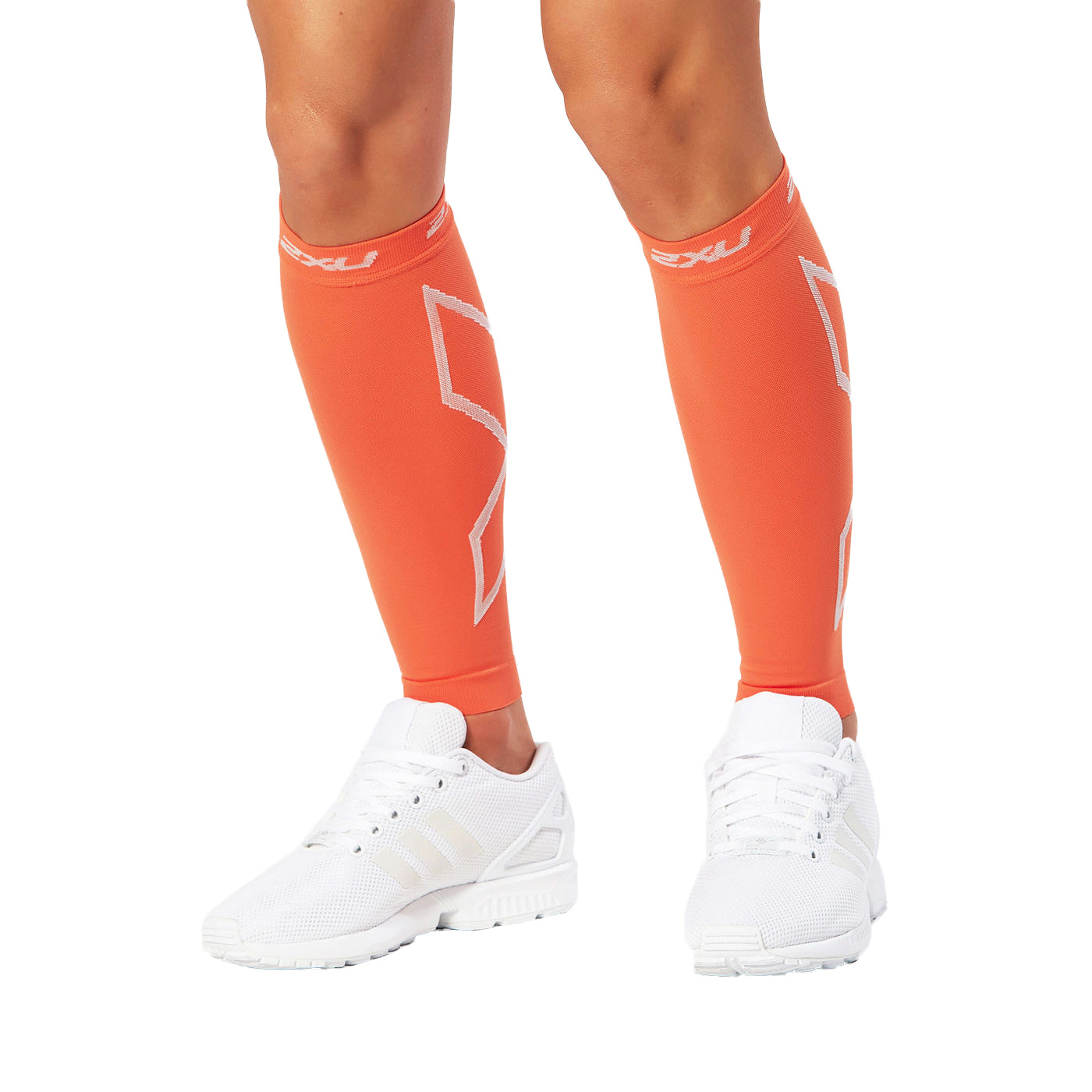 2XU Compression Calf Sleeves, orange