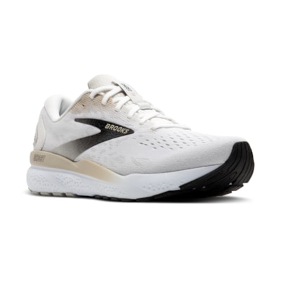 Brooks Ghost 16, Herren, White/Pelican/Oyster