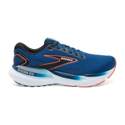 Brooks Ghost 16, Herren, Blue Opal/Black/Nasturtium