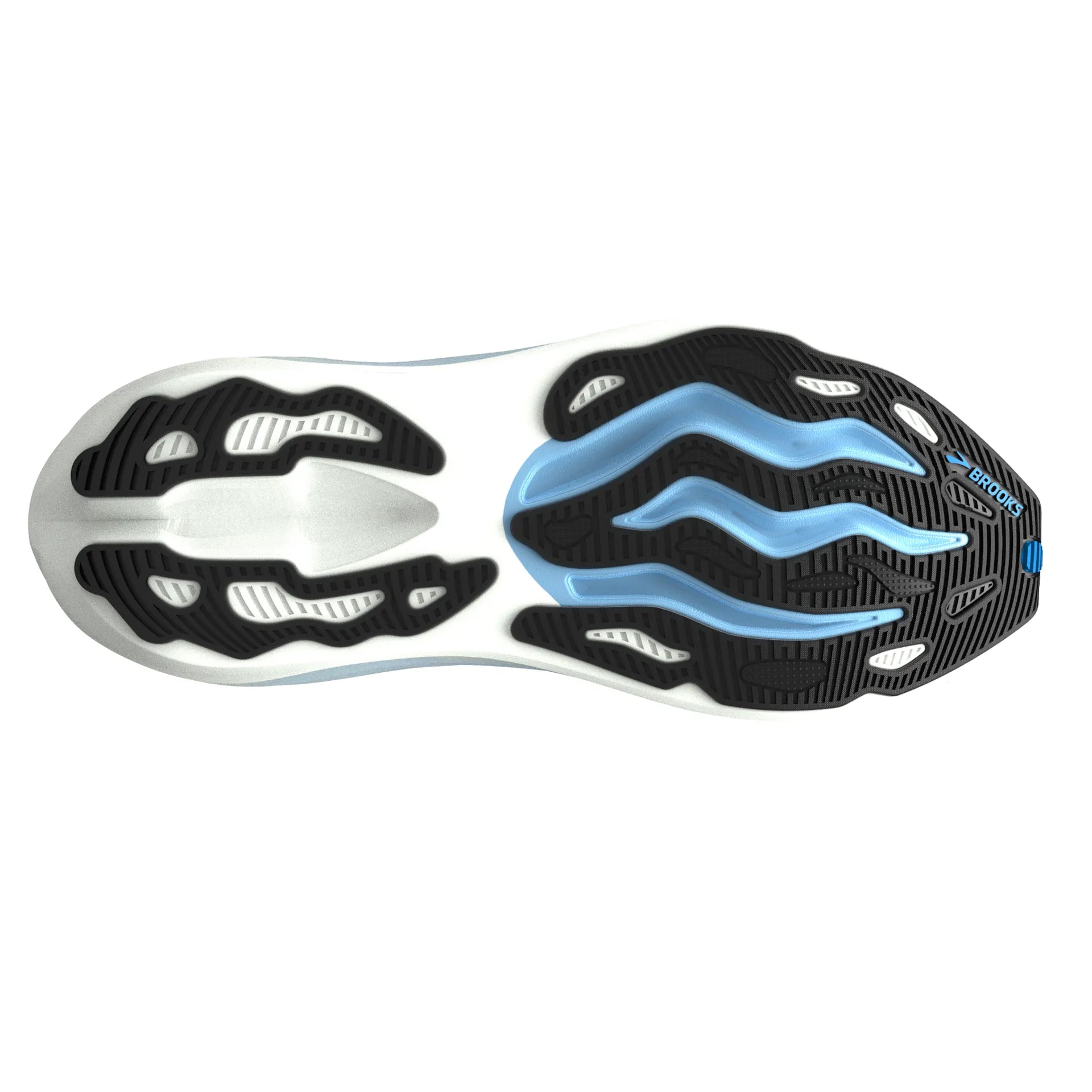 Brooks Glycerin Max, Laufschuh, Herren, Blazing Orange/Blue/White