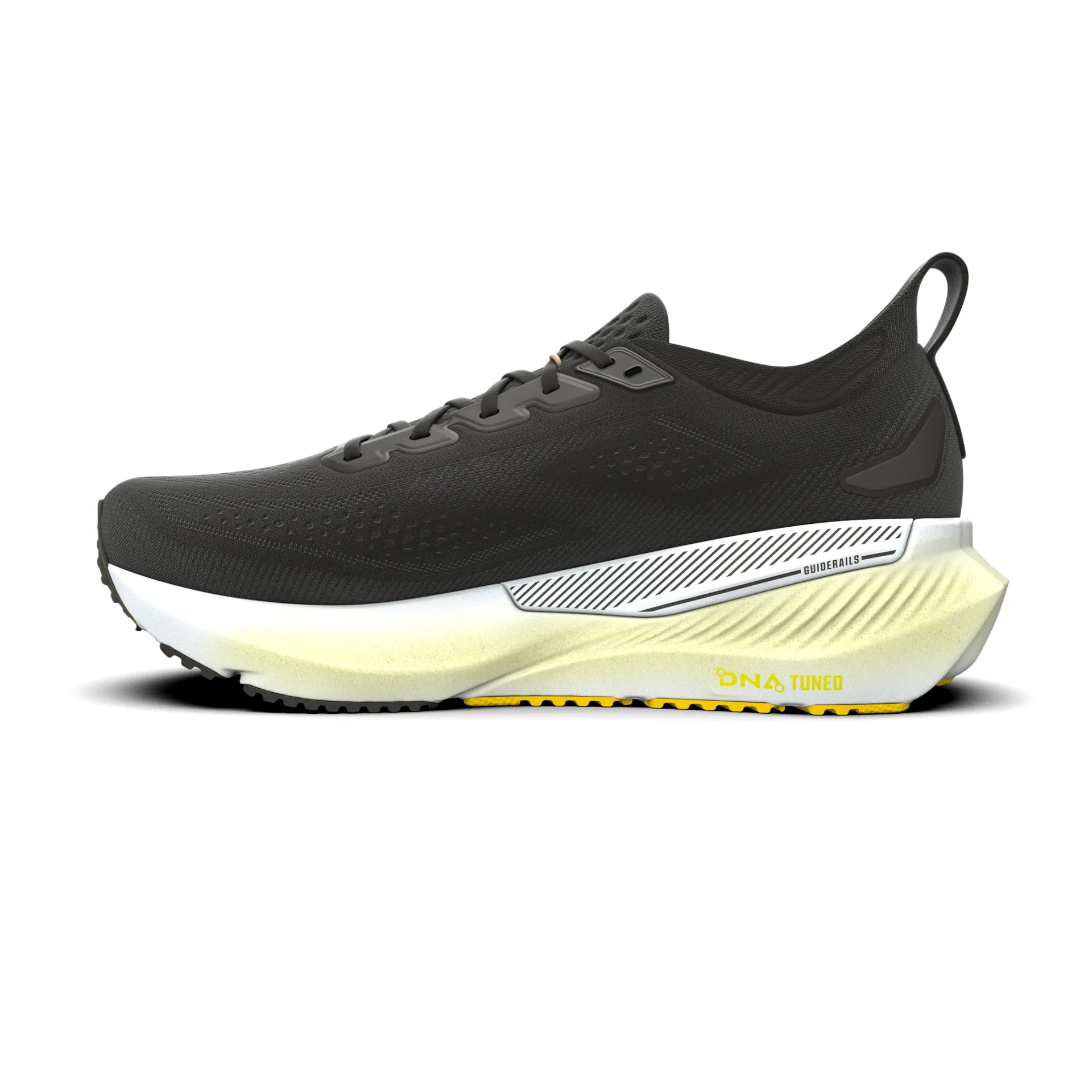 Brooks Glycerin GTS 23, Laufschuh, Herren, Black/Cyber Yellow/Nightlife