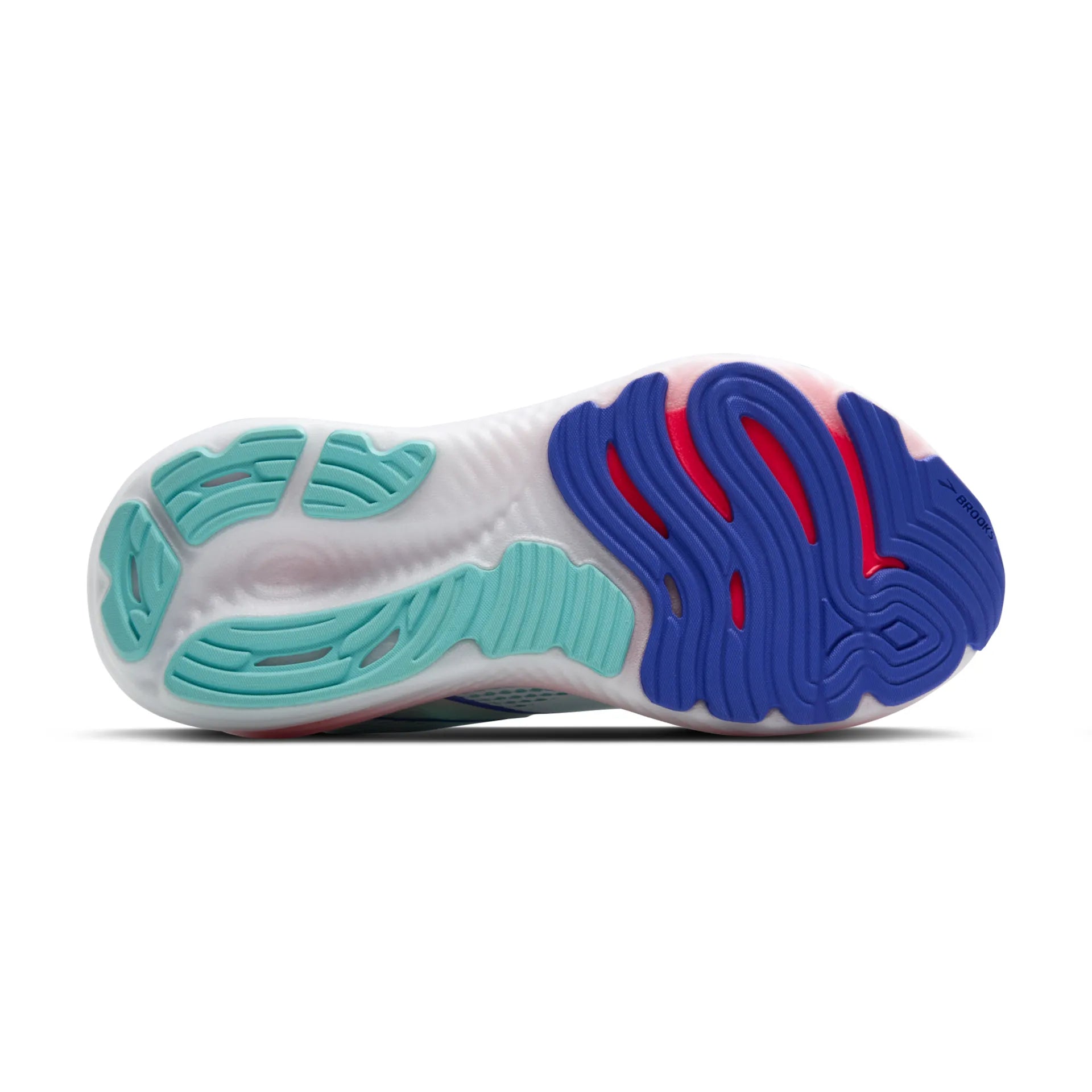 Brooks Glycerin 22, Laufschuh, Damen, White/Limpet Shell/Ampero Blue