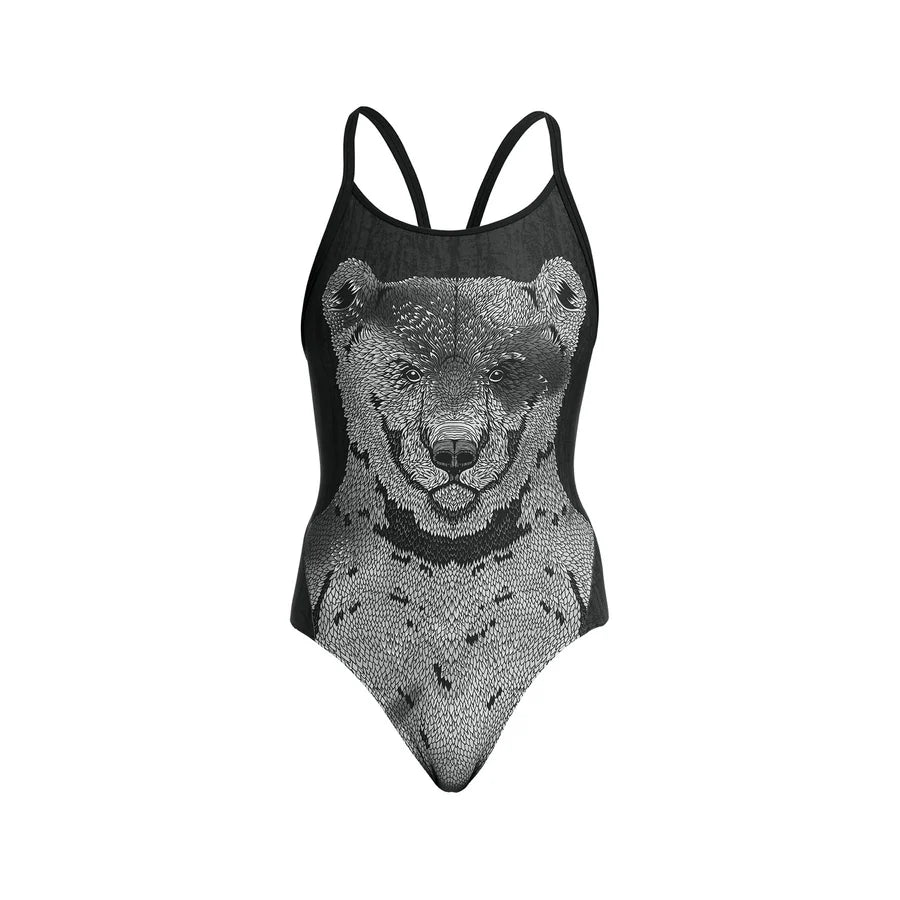 Way Funky Funkita Diamond Back One Piece Bear Bum, Badeanzug, Kinder