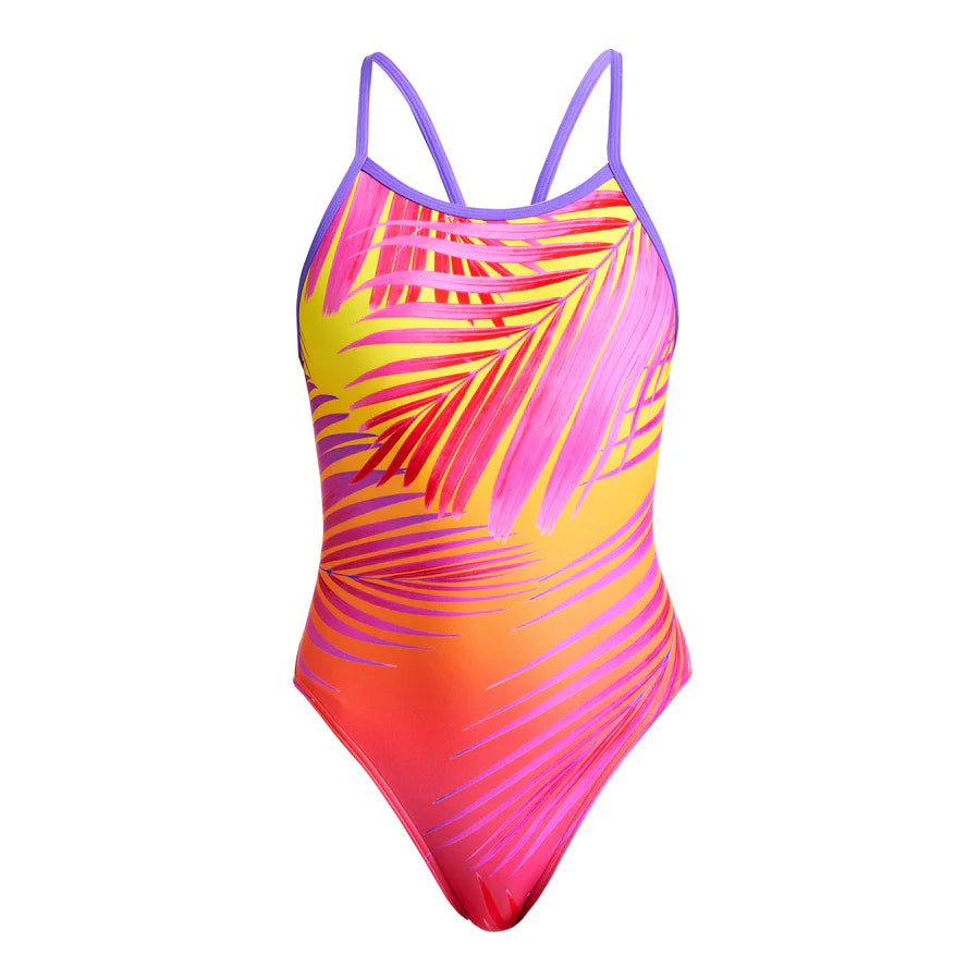 Way Funky Funkita Single Strap One Piece Beach Sunset, Badeanzug, Kinder