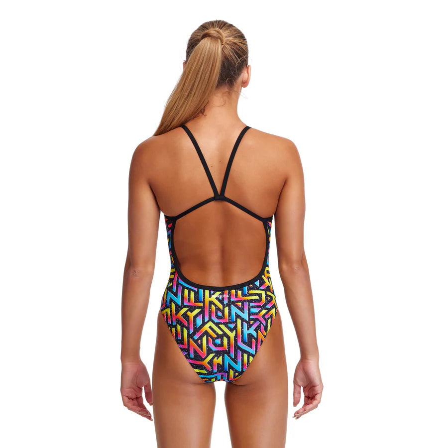 Way Funky Funkita, Single Strap One Piece Brand Galaxy, Badeanzug, Kinder