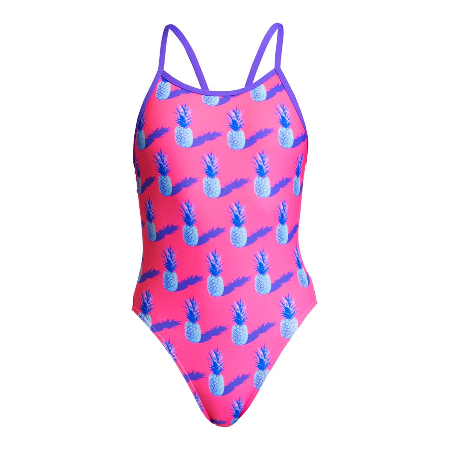 Way Funky Funkita, Single Strap One Piece Pine Time, Badeanzug, Kinder