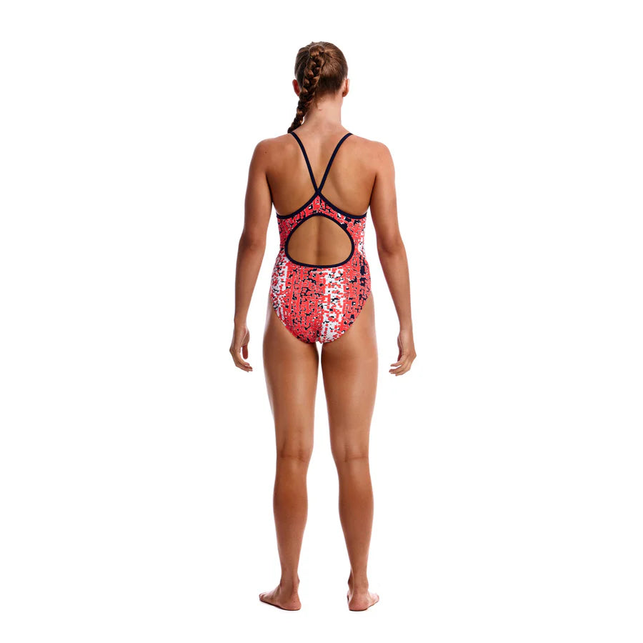 Way Funky Funkita, Diamond Back One Piece Sea Snake, Badeanzug, Kinder