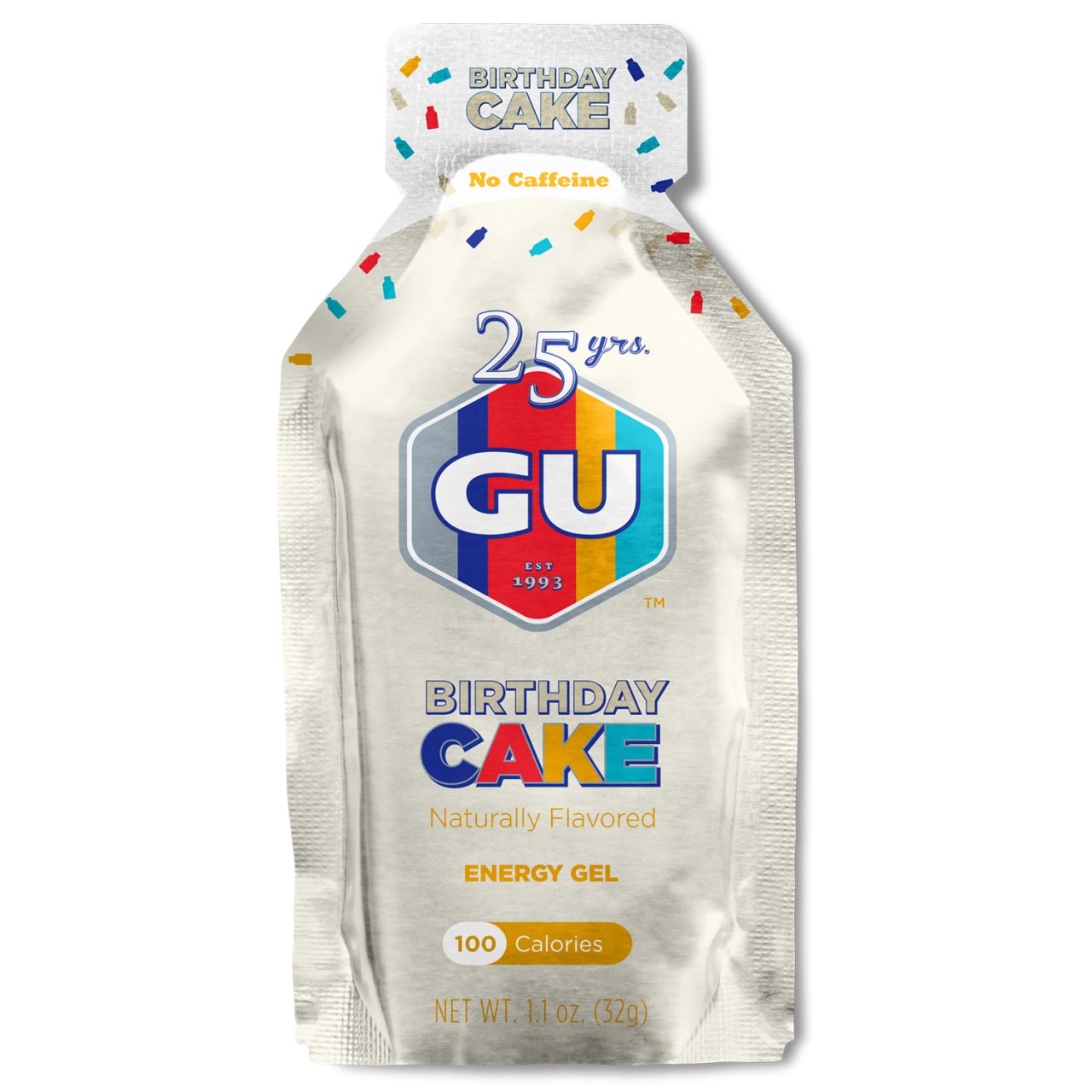 GU Energy Gel 32g Birthday Cake MHD 10/25