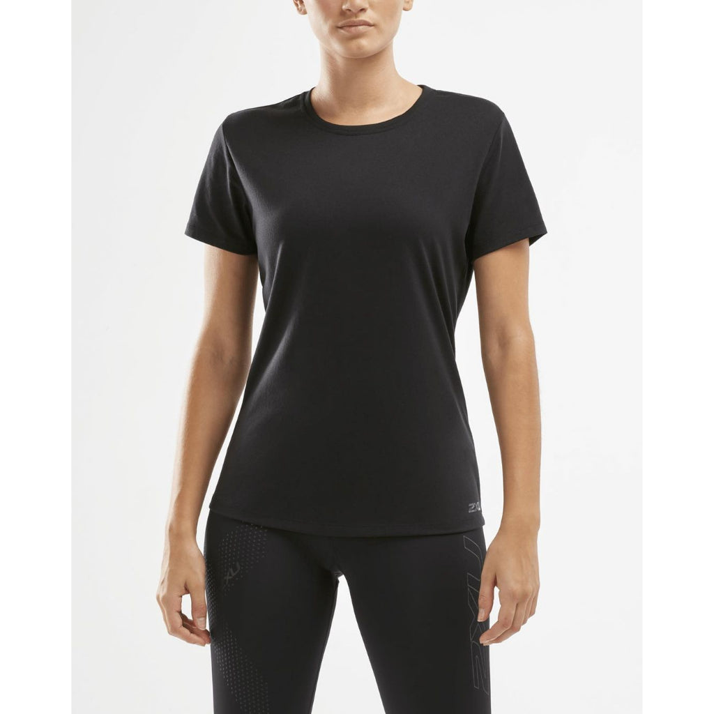 2XU X-CTRL Short Sleeved Tee, Damen, Black/Black