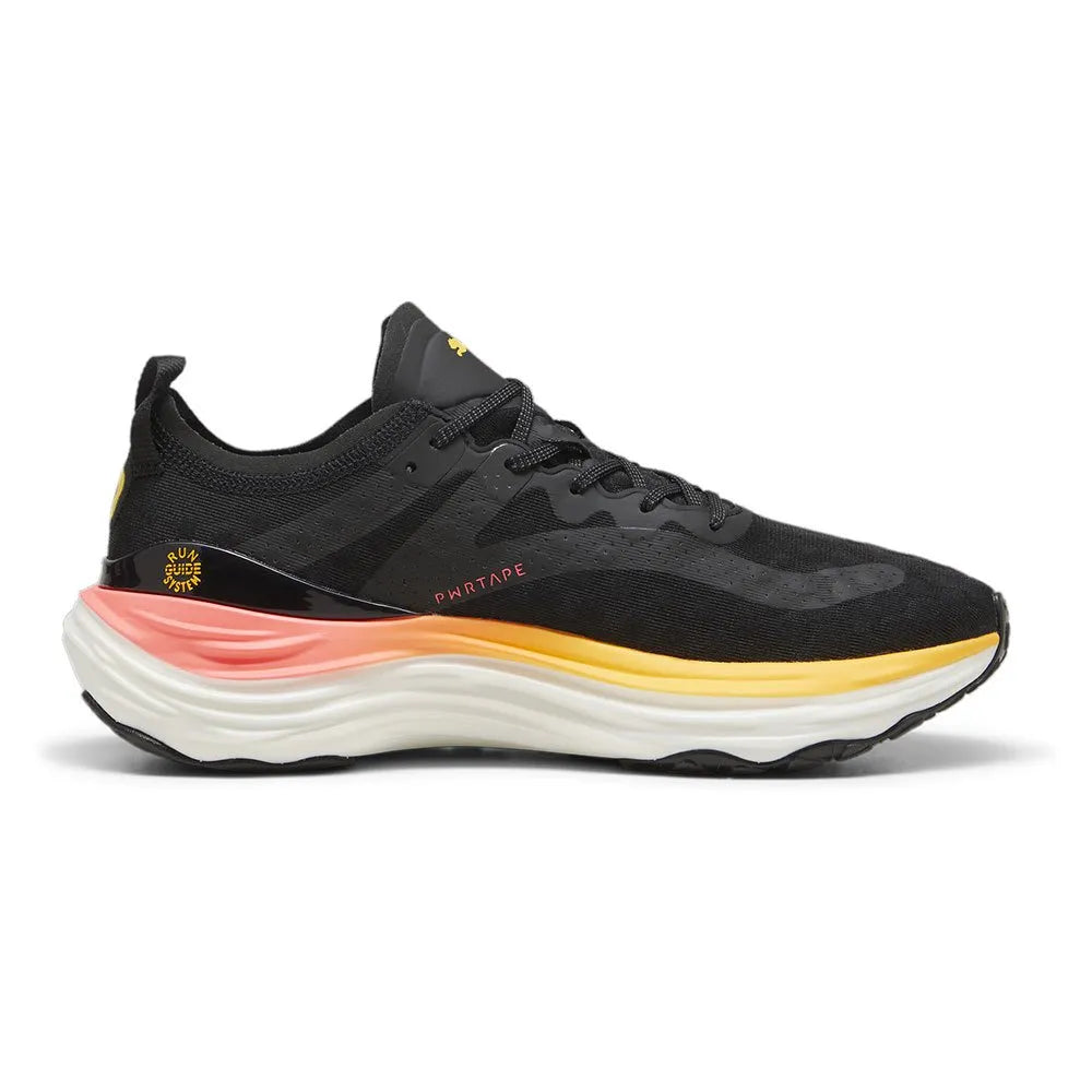 Puma ForeverRun NITRO, Laufschuhe, Herren, PUMA Black-Sun Stream-Sunset Glow