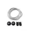 Trinovate Essential Speed Laces, elastische Schnürsenkel, Arctic White
