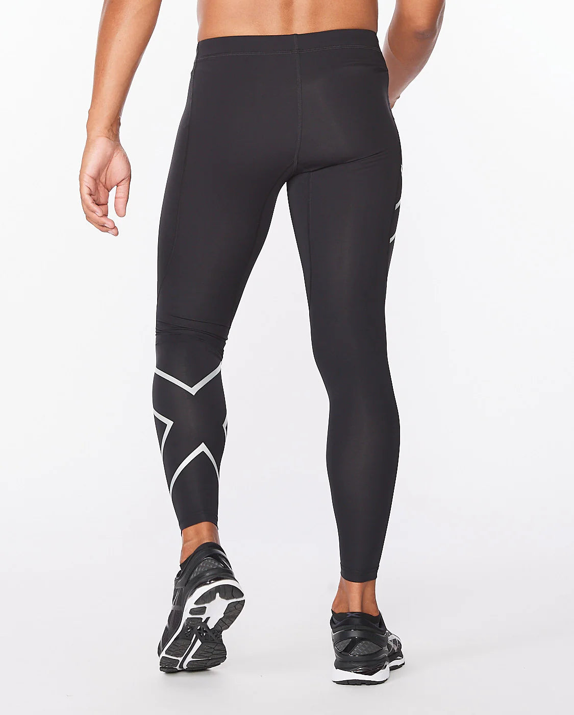 2XU Core Compression Tight, Laufhose, Herren, schwarz/silber