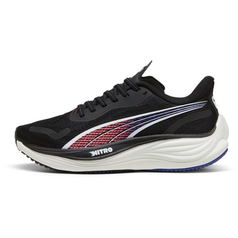 Puma Velocity NITRO™ 3, Laufschuh, Damen, PUMA Black/Sunset Glow/Lapis Lazuli