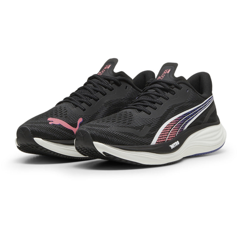 Puma Velocity NITRO™ 3 Herren, Puma Black/Sunset Glow/Lapis Lazuli