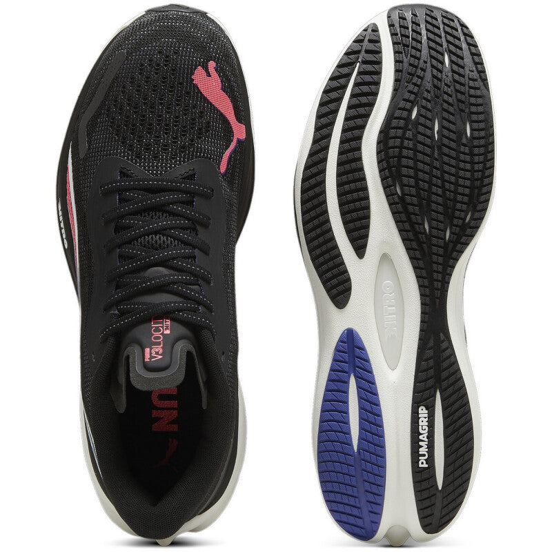 Puma Velocity NITRO™ 3 Herren, Puma Black/Sunset Glow/Lapis Lazuli