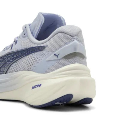 Puma Deviate Nitro 3, Laufschuh, Damen, Cool Weather/Blue Crystal/Puma Silver