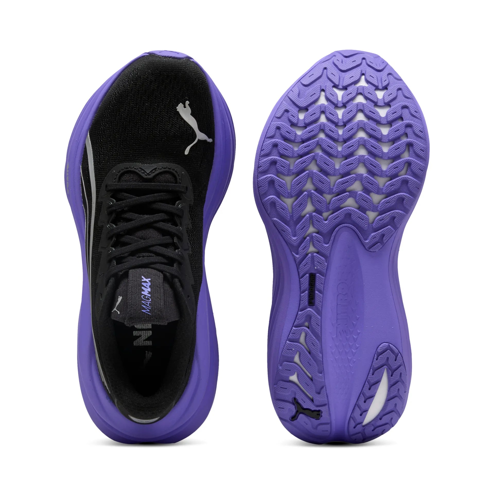 Draufsicht linker Schuh/Untersicht rechter Schuh