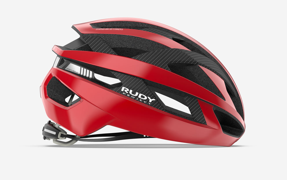 RUDY Project Rebel, Radhelm, Carbon Red Comet/Shiny