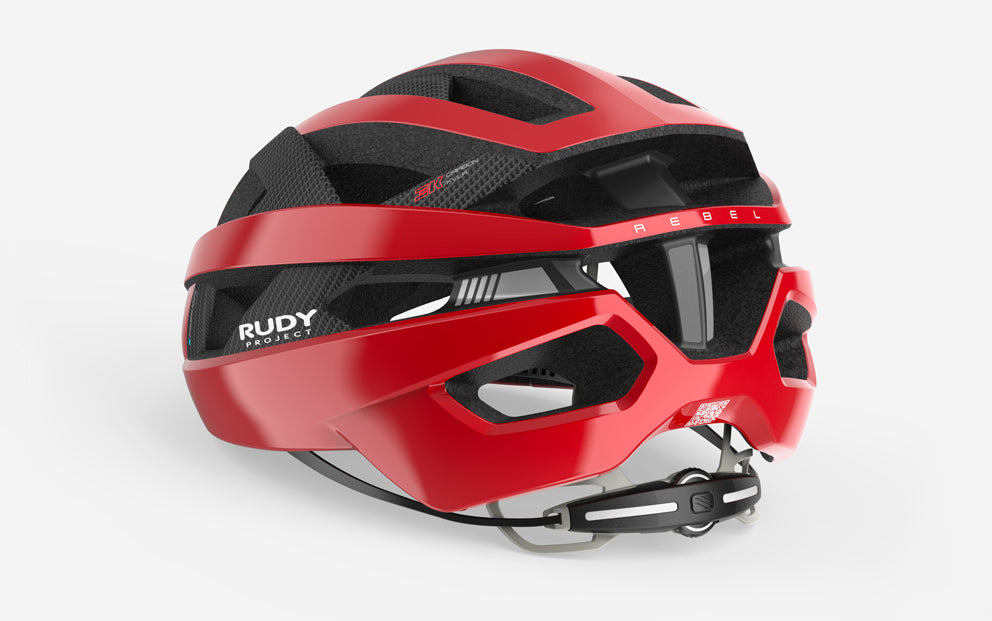 RUDY Project Rebel, Radhelm, Carbon Red Comet/Shiny