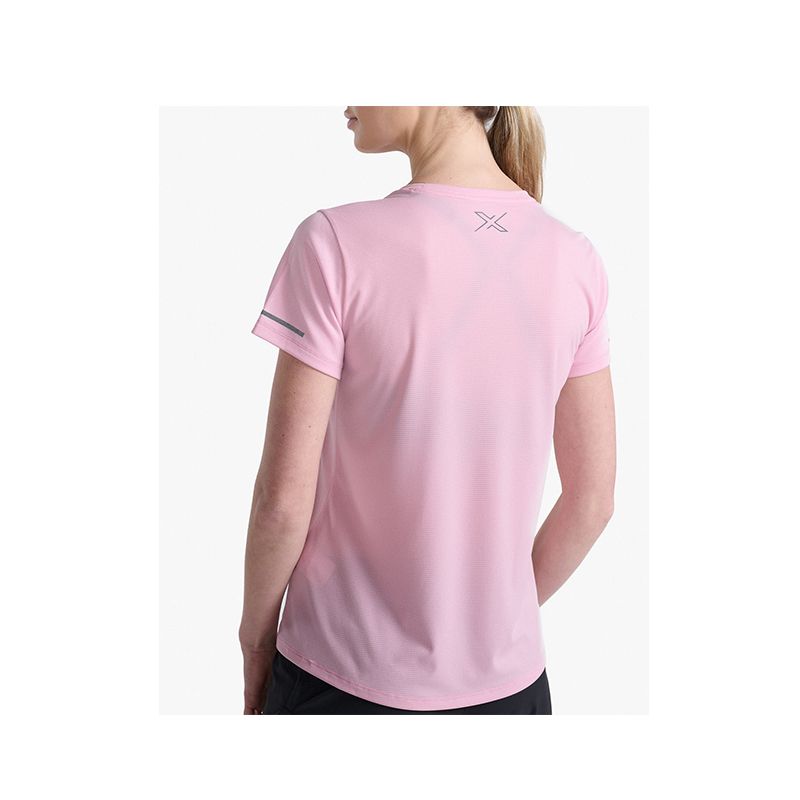 2XU Aero Tee, Laufshirt, Damen, Cameo/Black Reflective