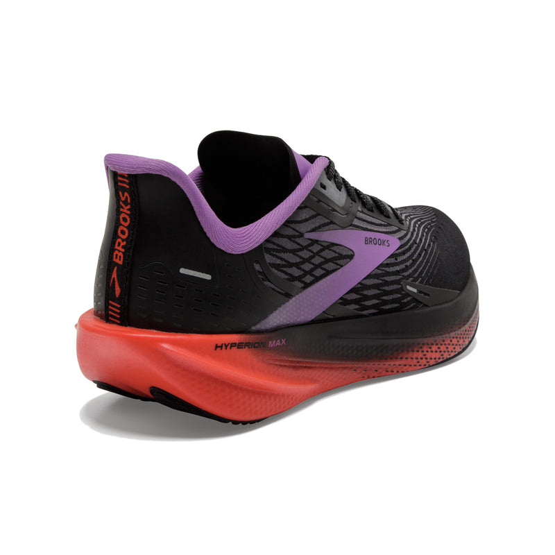 Hyperion Max, Damen, Black/Fiesta/Bellflower, schwarz/lila/rot