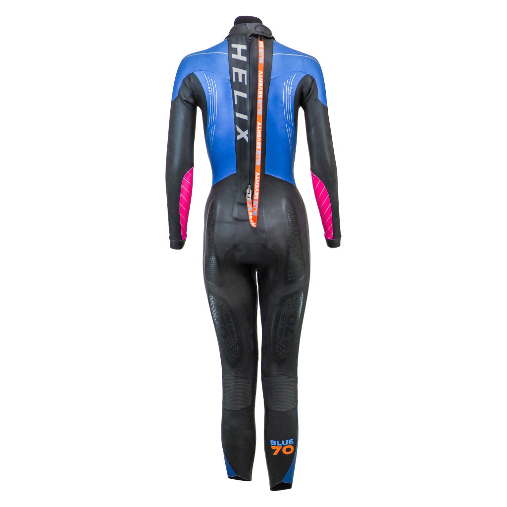 Tester Blueseventy Helix Fullsuit, Neoprenanzug, schwarz/blau/pink, Damen, 2023